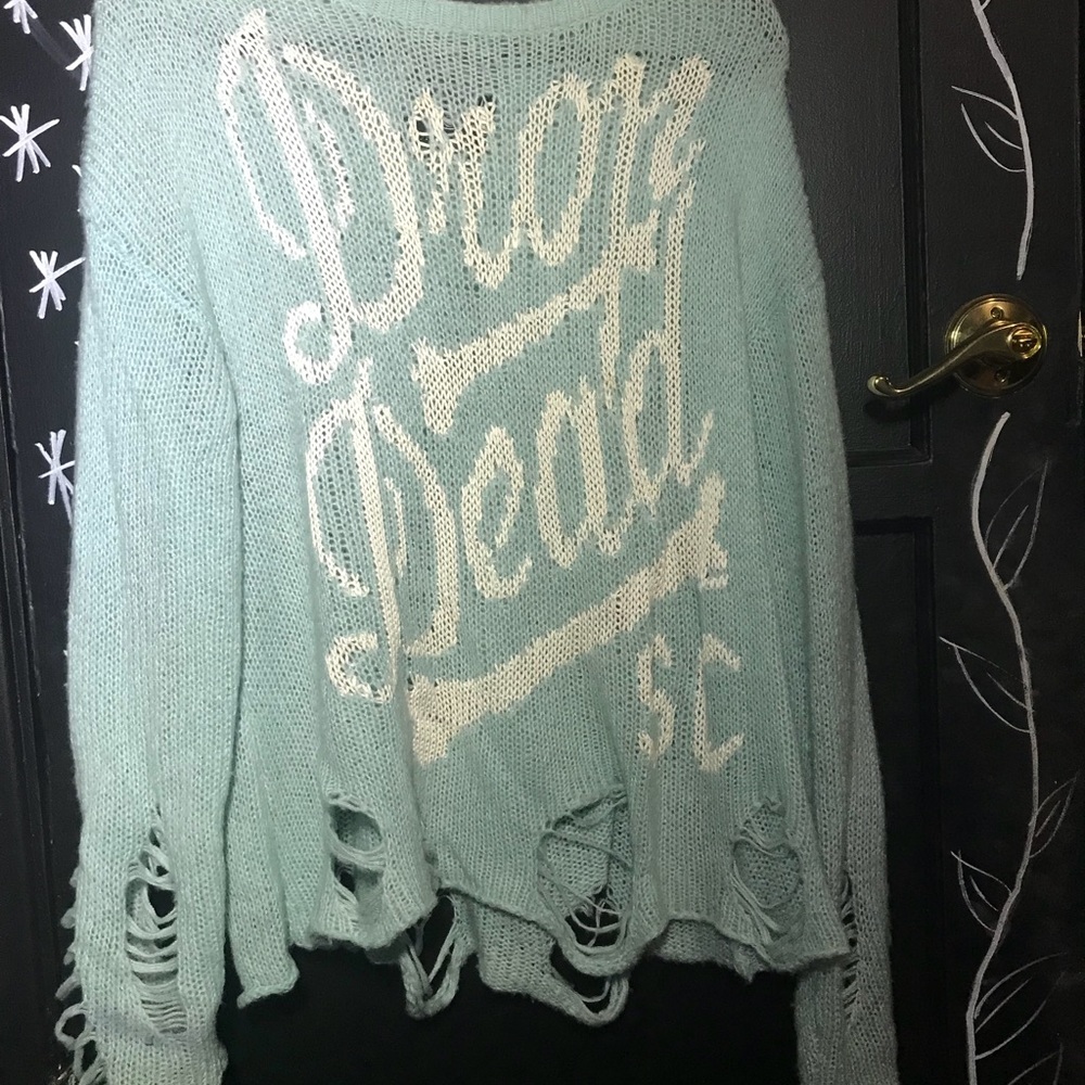Drop Dead knit sweater